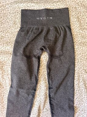 NVGTN Kids High-Rise Charcoal Heather Leggings
